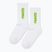 Calzini MANTO Logotype white/green