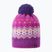 Berretto invernale da bambino Reima Pohjoinen plum purple