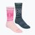 Calze da donna KARI TRAA Puffin 2 pack pink frost