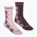 Calze da donna KARI TRAA Vinst 2 pack cocoa powder