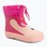 Stivali per bambini Viking Footwear Alv Barefoot Paw Print rosa chiaro/magenta