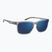 Occhiali da sole da uomo Under Armour Assist 2 grigio blu/grigio blu multistrato polarizzati