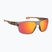 Occhiali da sole Carrera 4018/S grigio arancio/rosso multistrato da uomo