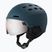 Casco da sci HEAD Radar night petrol/silver red