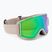 Occhiali da sci HEAD Contex verde/sabbia/fmr blu verde