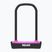 Serratura per bicicletta OnGuard Neon 8153PN U-Lock nera/rosa