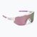 Occhiali da sole Bliz Matrix bianco opaco viola logo/marrone rosa multi