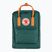 Zaino da trekking Fjällräven Kanken 16 l verde artico/arancio piccante