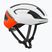 Casco da bici POC Omne Beacon MIPS bianco idrogeno/arancio fluorescente opaco