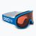 Maschera da sci per bambini POC POCito Retina Jr S2 fluorescent blue/partly sunny light orange