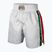 Pantaloncini da boxe in raso da uomo Cleto Reyes bianco/verde/rosso