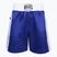 Pantaloncini da boxe in raso Cleto Reyes da uomo blu/bianco