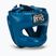 Casco da pugilato Cleto Reyes con faccia a punta e barra in nylon blu
