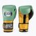 Cleto Reyes Velcro Sparring verde metallizzato/oro guanti da boxe wbc