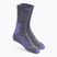 Calze da trekking da donna X-Socks Trek X Merino grigio viola melange/grigio melange
