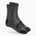 X-Socks Hike Perform Merino Calzini da trekking alla caviglia nero/carbone