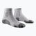 Calzini da corsa X-Socks Run Perform Ankle da uomo bianco artico/grigio perla