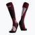 Calze da sci X-Socks Ski Discover Merino Otc oxide red