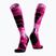 Calze da sci X-Socks Ski Expert Wild Otc x black/fluo pink