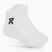 On Logo Sock Mid 3 paia bianco