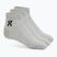On Running Logo Sock Mid 3 paia grigio erica