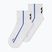 Calze On Running Court Mid bianco/indaco