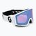 Maschera da sci SCOTT Factor Pro LS mineral white/black amp ls blue chrome
