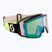Maschera da sci SCOTT React black/neon yellow/amp lavender chrome