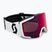 Maschera da sci SCOTT Shield mineral white/black/amp red chrome