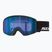 Maschera da sci SCOTT Trace Pro black/blue chrome
