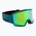 Maschera da sci SCOTT Trace Pro petrol green/green chrome