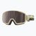 Maschera da sci SCOTT Trace Pro Compact mojave beige/silver chrome