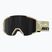 Maschera da sci SCOTT Shield mojave beige/amp black chrome