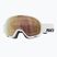Maschera da sci SCOTT Unlimited II OTG LS white/amp ls cinnamon chrome