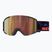 Maschera da sci SCOTT Shield LS black/purple/amp ls cinnamon chrome