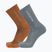 Calze Mammut Multisport Crew Socks 2 pack autumn larice/strata