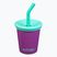 Klean Kanteen Kid's Steel Straw Lid 296 ml tazza di uva frizzante