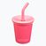 Tazza Klean Kanteen Kid's Steel Straw Lid 296 ml rouge red