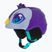 Casco da sci Giro Launch Plus viola con pinguino per bambini