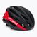 Casco da bicicletta Giro Syntax nero opaco/rosso brillante