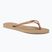 Infradito Havaianas Slim Crystal Sw II da donna, colore oro