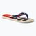 Havaianas Top Nautical infradito beige paglia / blu navy / rosso rubino