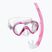 Mares Combo Seahorse rosa/trasparente per bambini
