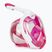 Maschera integrale per snorkeling SEAC Magica white/pink