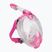 Maschera integrale SEAC Libera trasparente/rosa per lo snorkeling