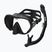 Set da snorkeling SEAC X-Frame Combo black