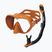 Set da snorkeling SEAC X-Frame Combo orange