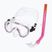 Set per snorkeling per bambini SEAC Marina Bis Set pink