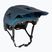 Casco bici MET Terranova blu alzavola/nero metallizzato opaco