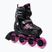 Pattini a rotelle Roces Moody Girl TIF per bambini nero/rosa